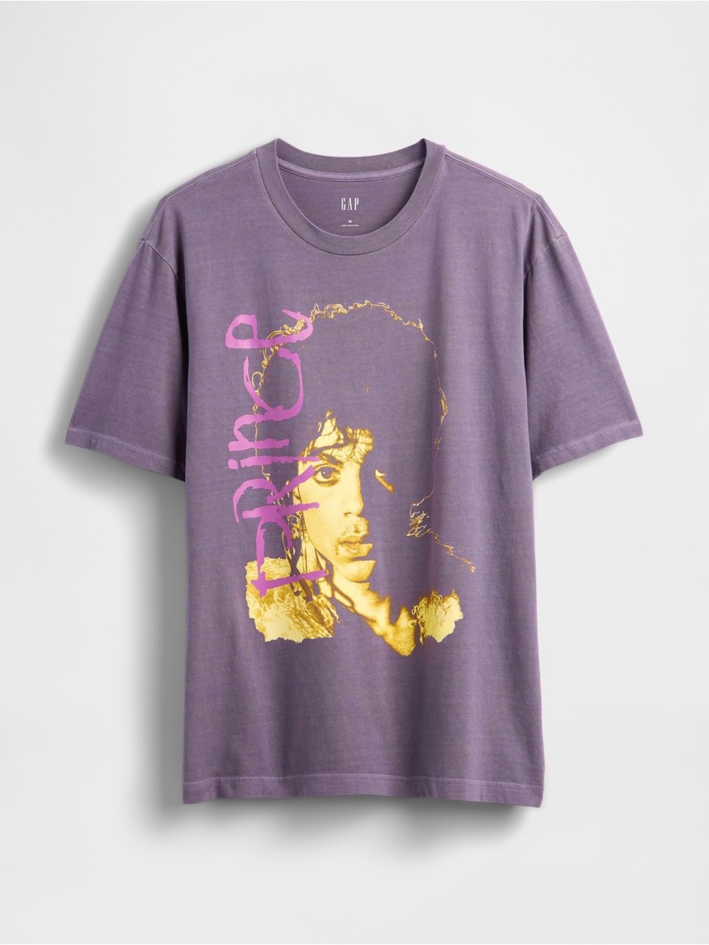 Prince x GAP Collaboration Heavyweight Graphic T-Shirt Relaxed Fit 100% Cotton - Picture 2 of 6